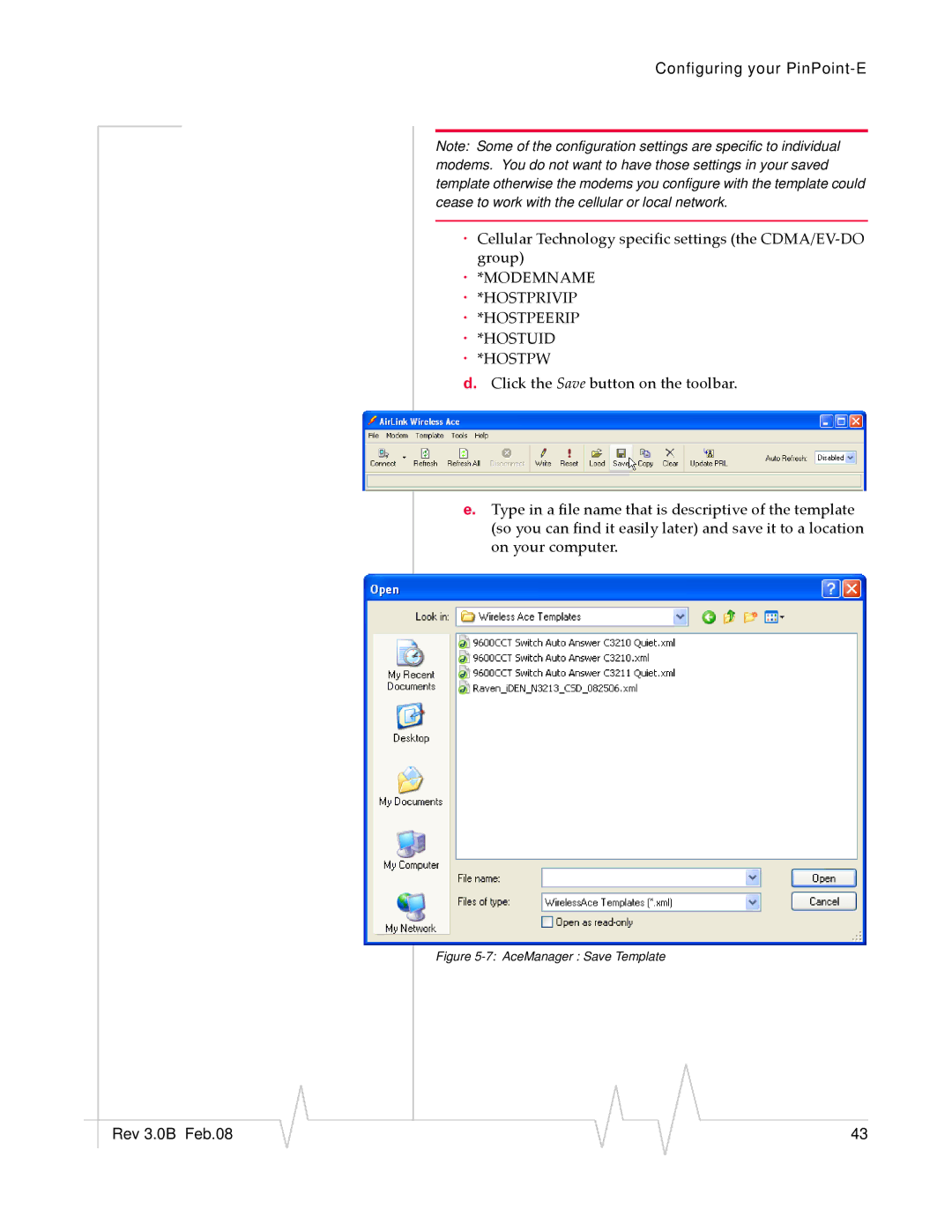 Sierra Wireless EV-DO manual · Cellular Technology specific settings the CDMA/EV‐DO group 