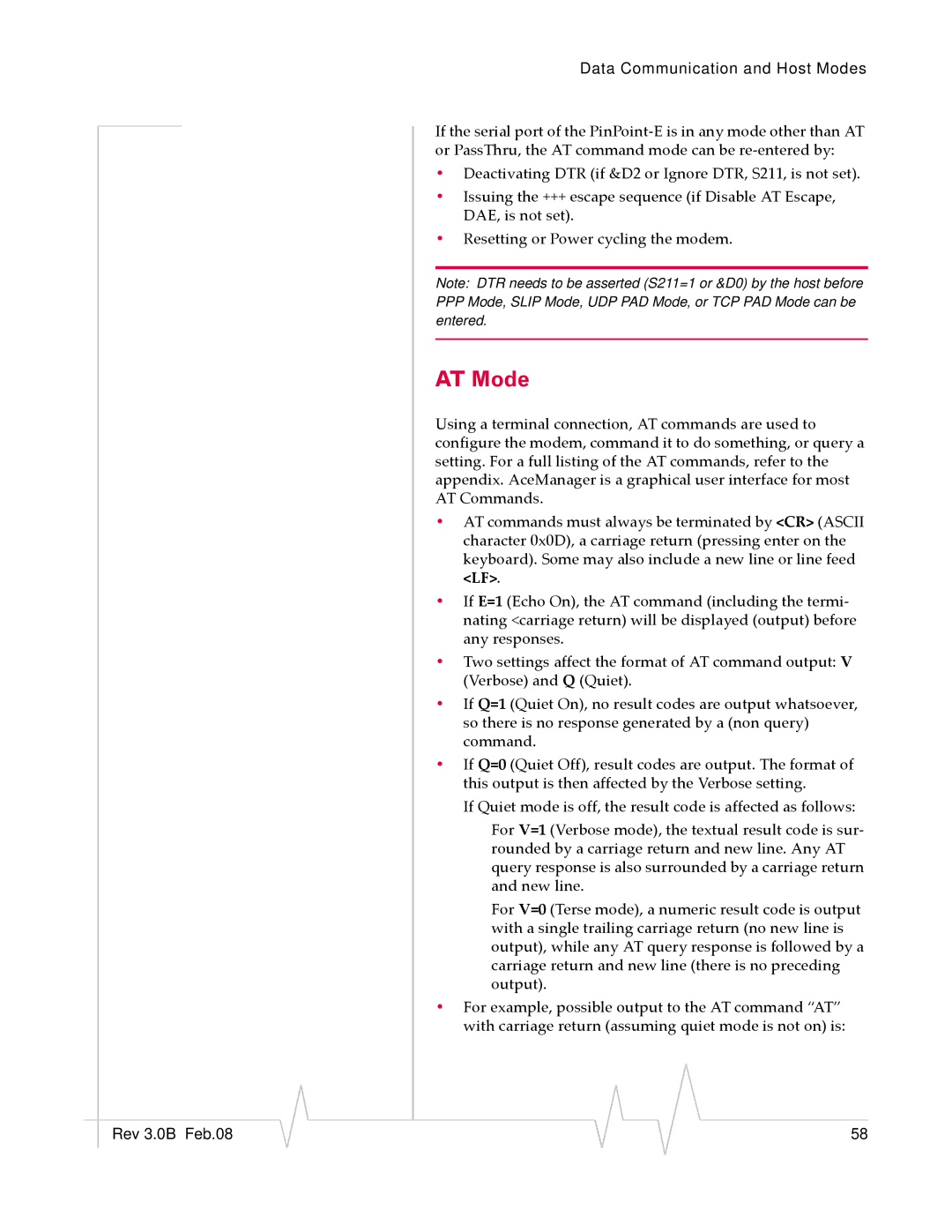 Sierra Wireless EV-DO manual AT Mode 