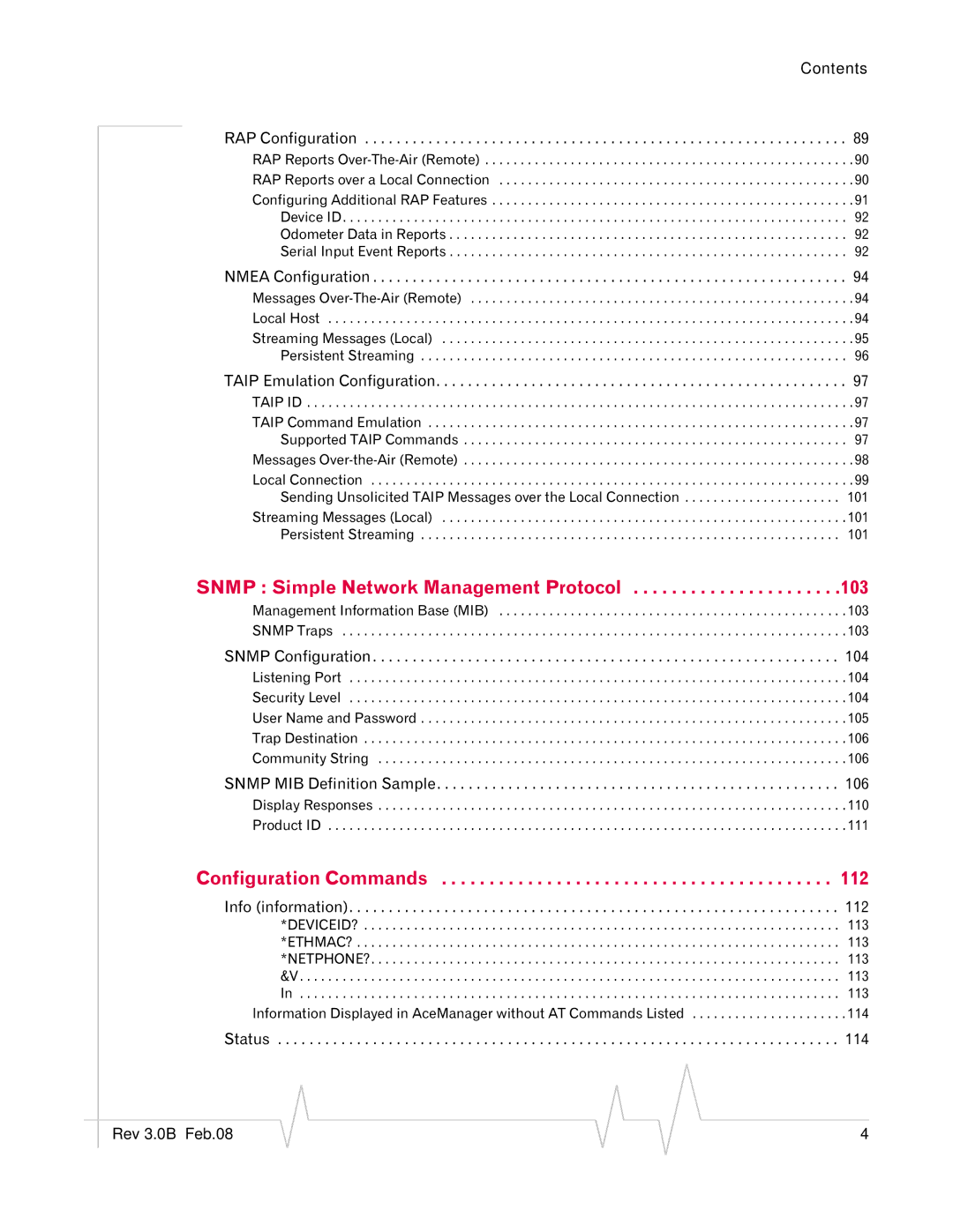 Sierra Wireless EV-DO manual Snmp Simple Network Management Protocol 