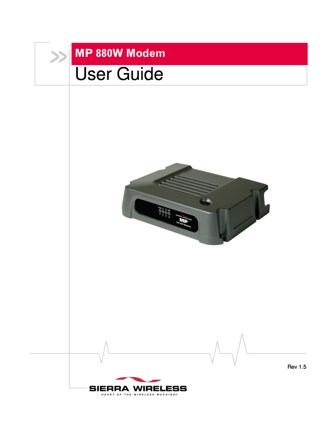 Sierra Wireless manual User Guide, MP 880W Modem 