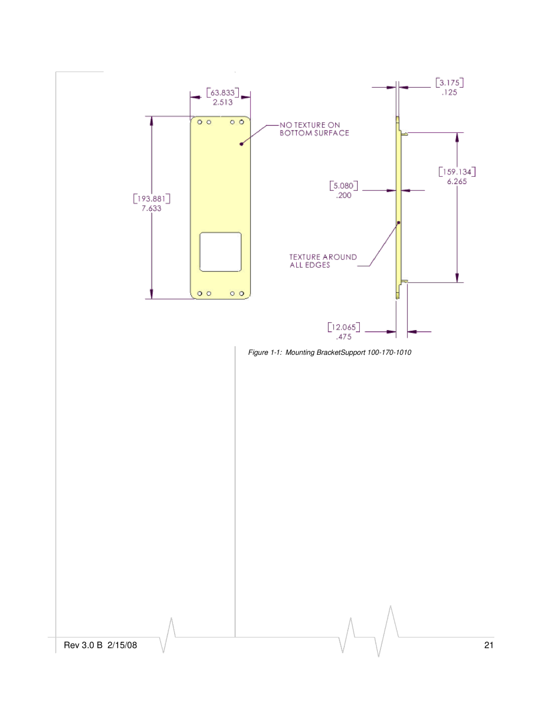 Sierra Wireless RJ-11 manual Mounting BracketSupport 