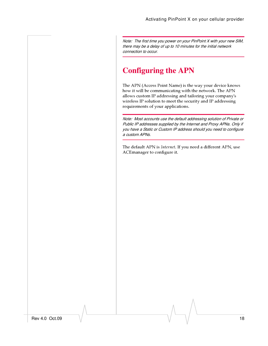 Sierra Wireless X HSUPA manual Configuring the APN 