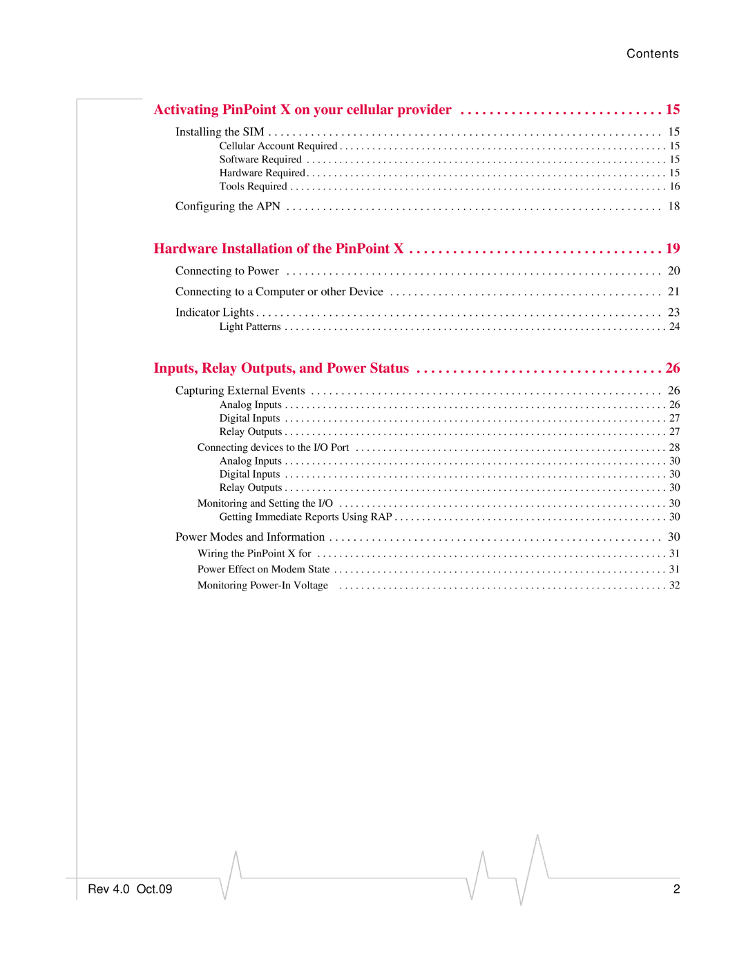 Sierra Wireless X HSUPA manual Activating PinPoint X on your cellular provider 