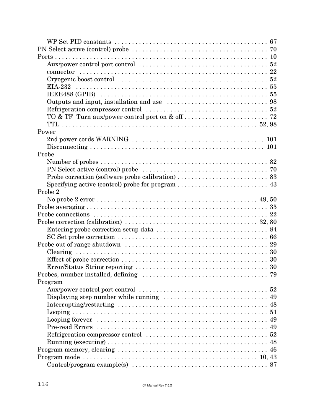 Sigma C4 manual IEEE488 Gpib 