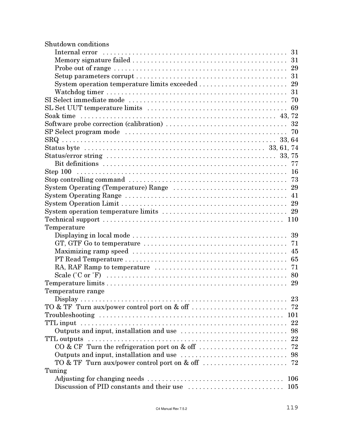 Sigma C4 manual Srq, 119 