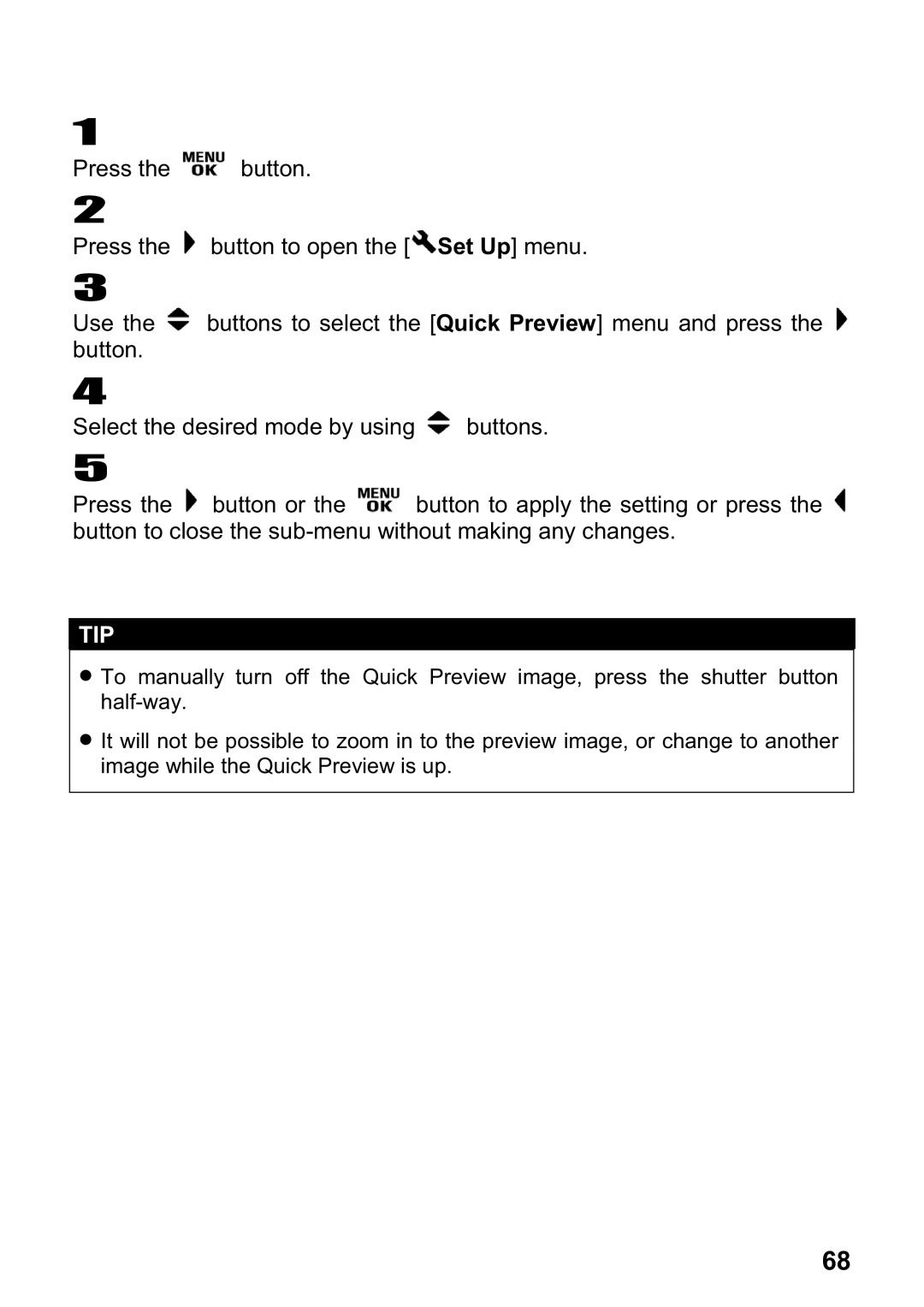 Sigma DP1 user manual Tip 