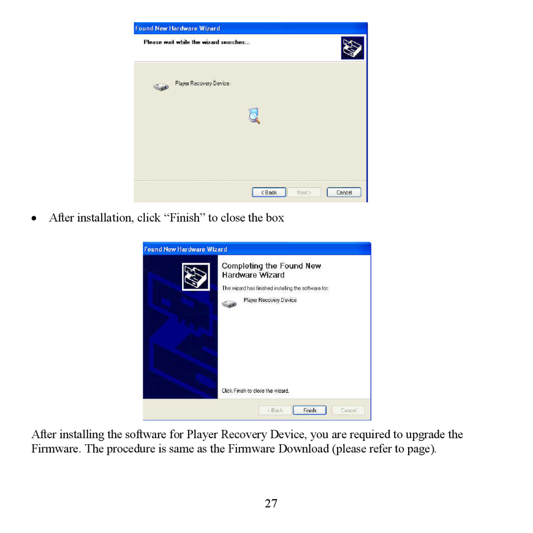 Sigma H- F1381 instruction manual ∙ After installation, click Finish to close the box 