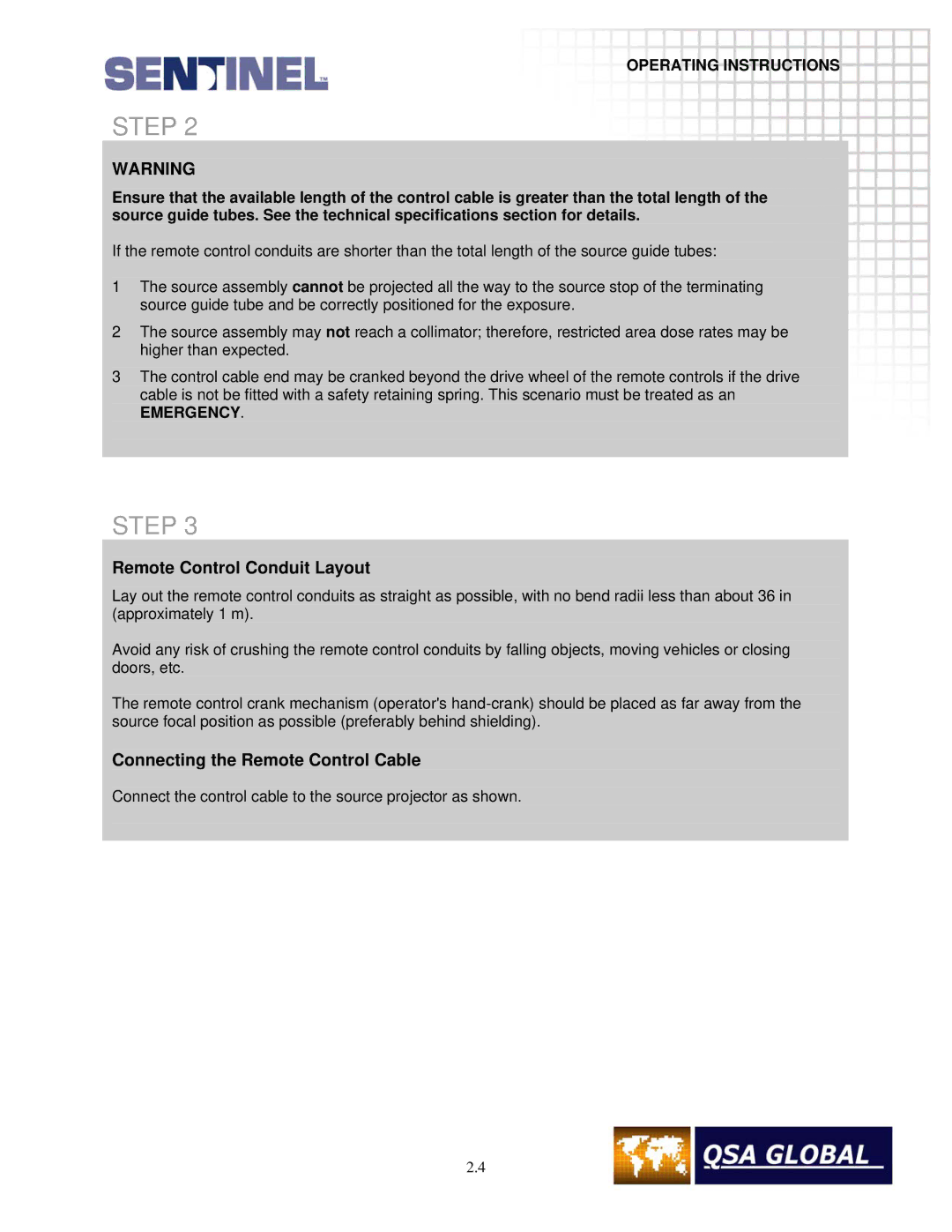 Sigma projetor manual Remote Control Conduit Layout 