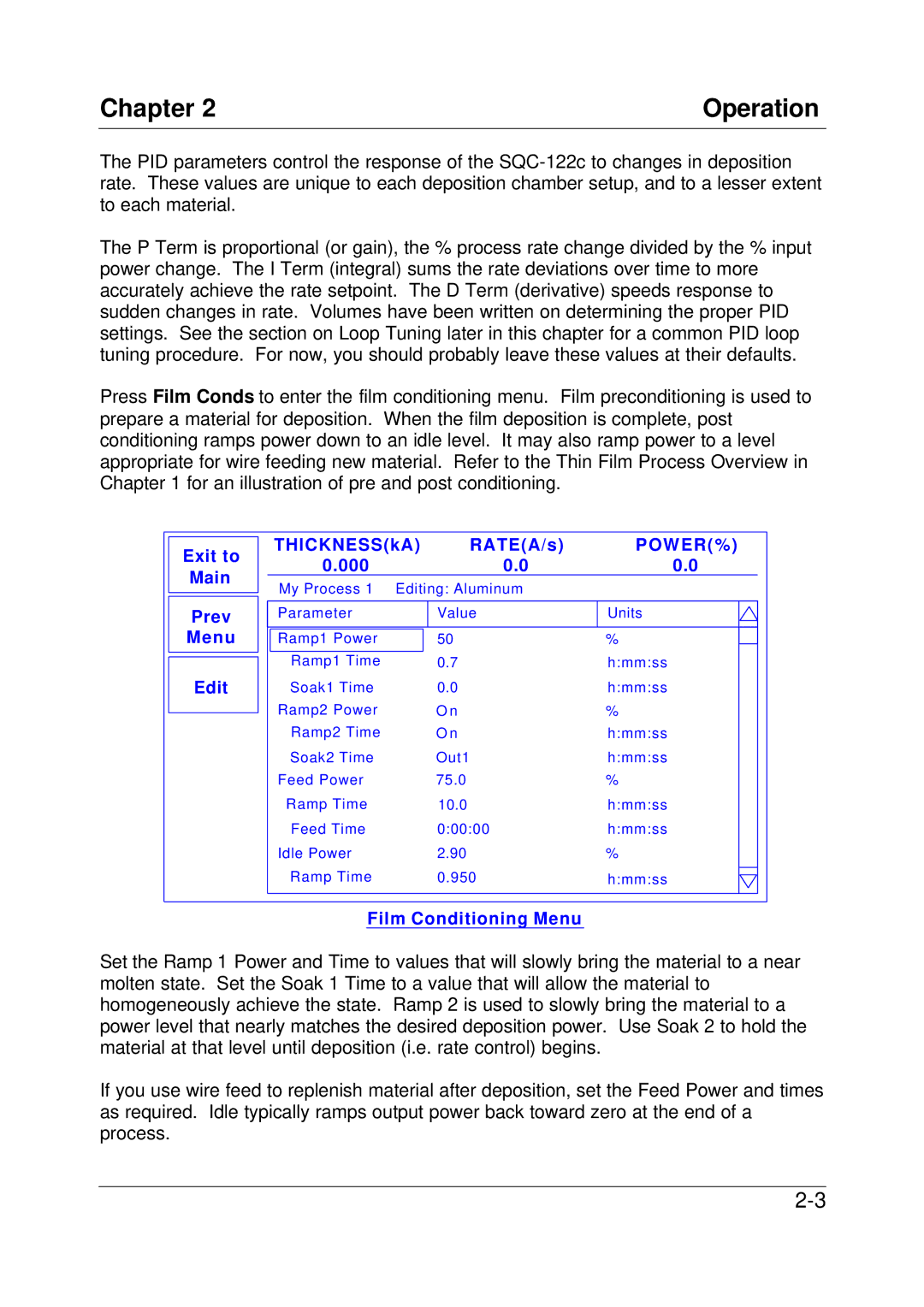 Sigma SQC-122c manual Power% 