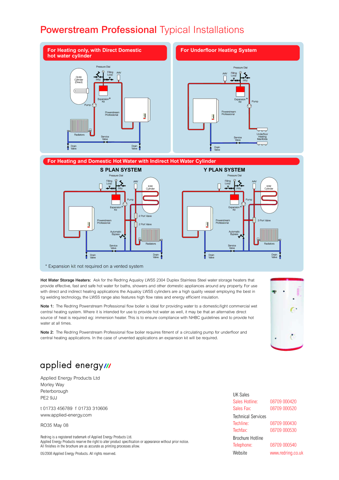 Signat manual Powerstream Professional Typical Installations 