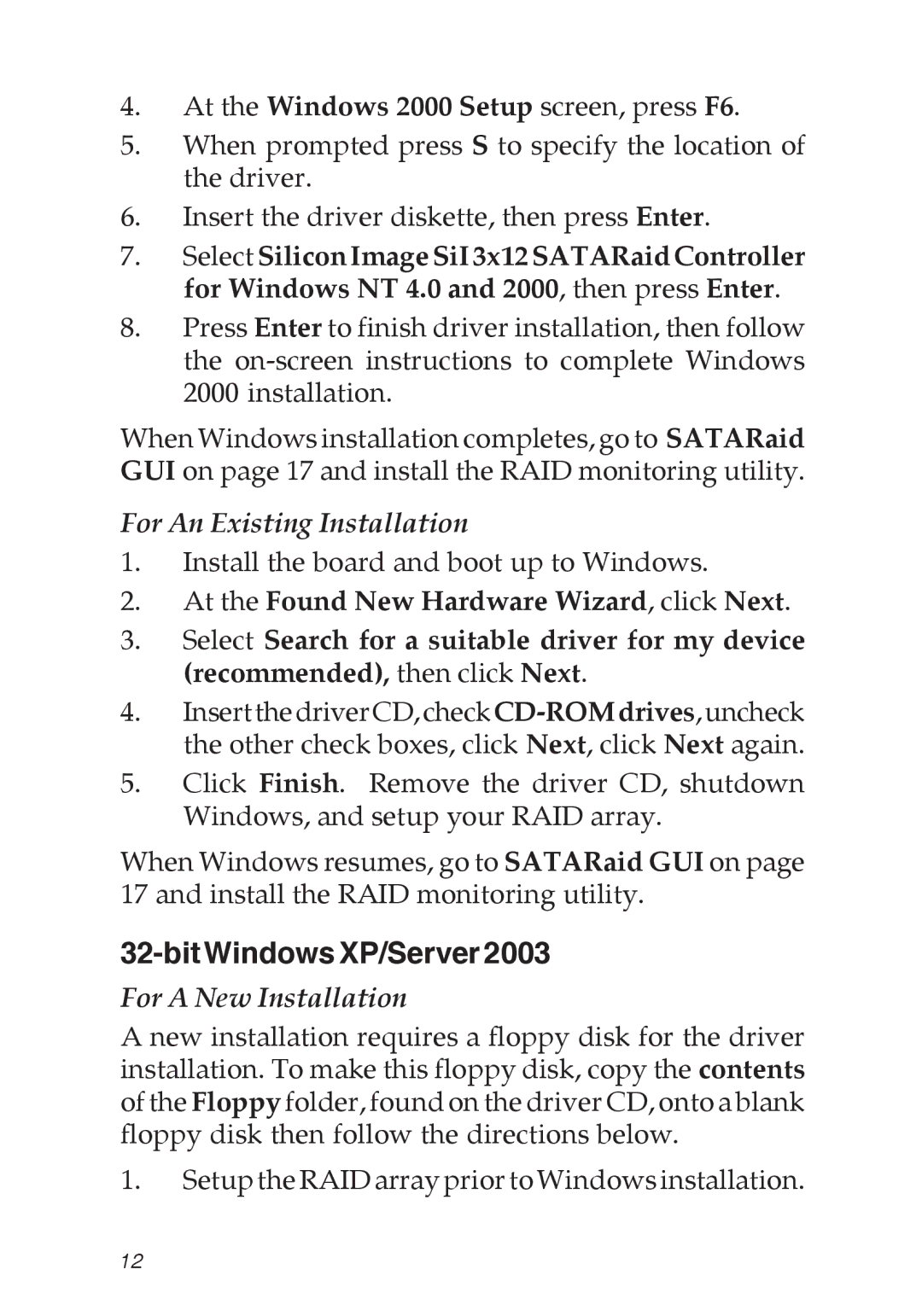 SIIG 04-0373C specifications Bit Windows XP/Server 