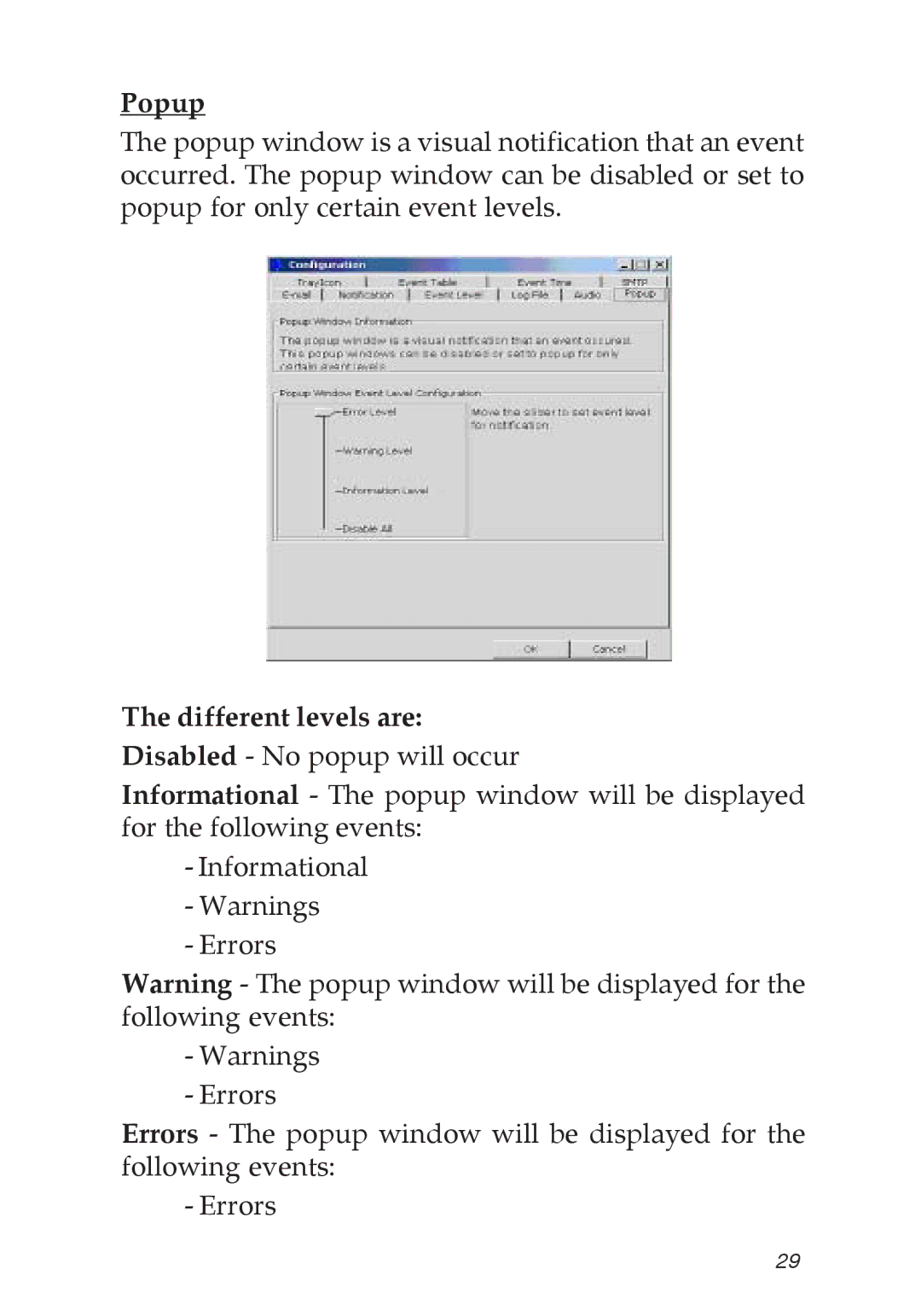 SIIG 04-0373C specifications Popup 