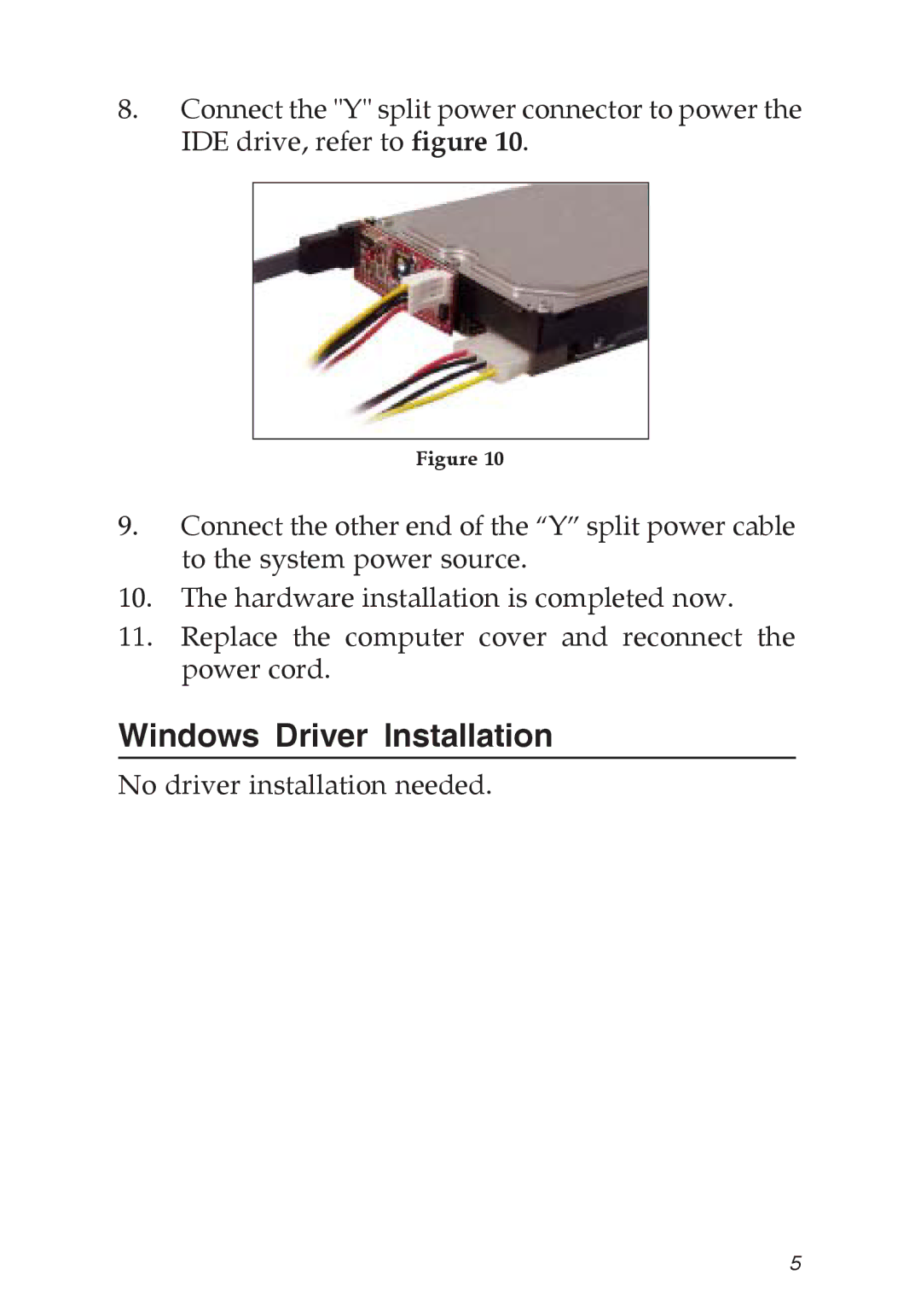 SIIG 04-0476A specifications Windows Driver Installation 