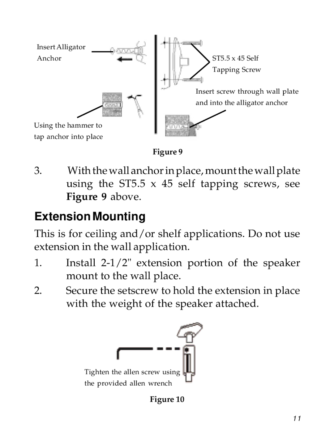 SIIG 04-0600A manual Extension Mounting 