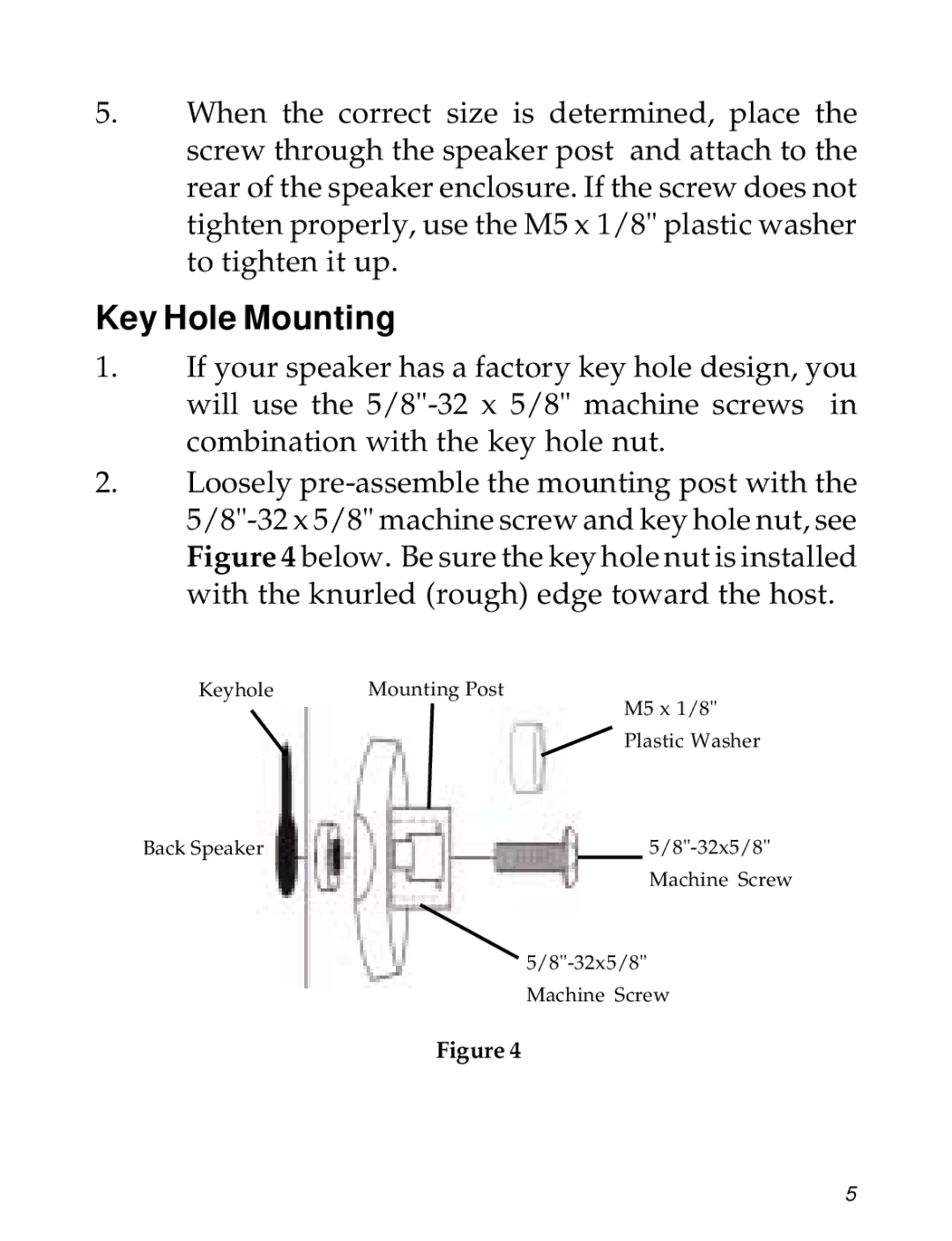 SIIG 04-0600A manual Key Hole Mounting 