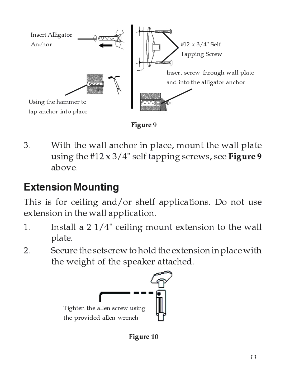 SIIG 04-0600B manual Extension Mounting 