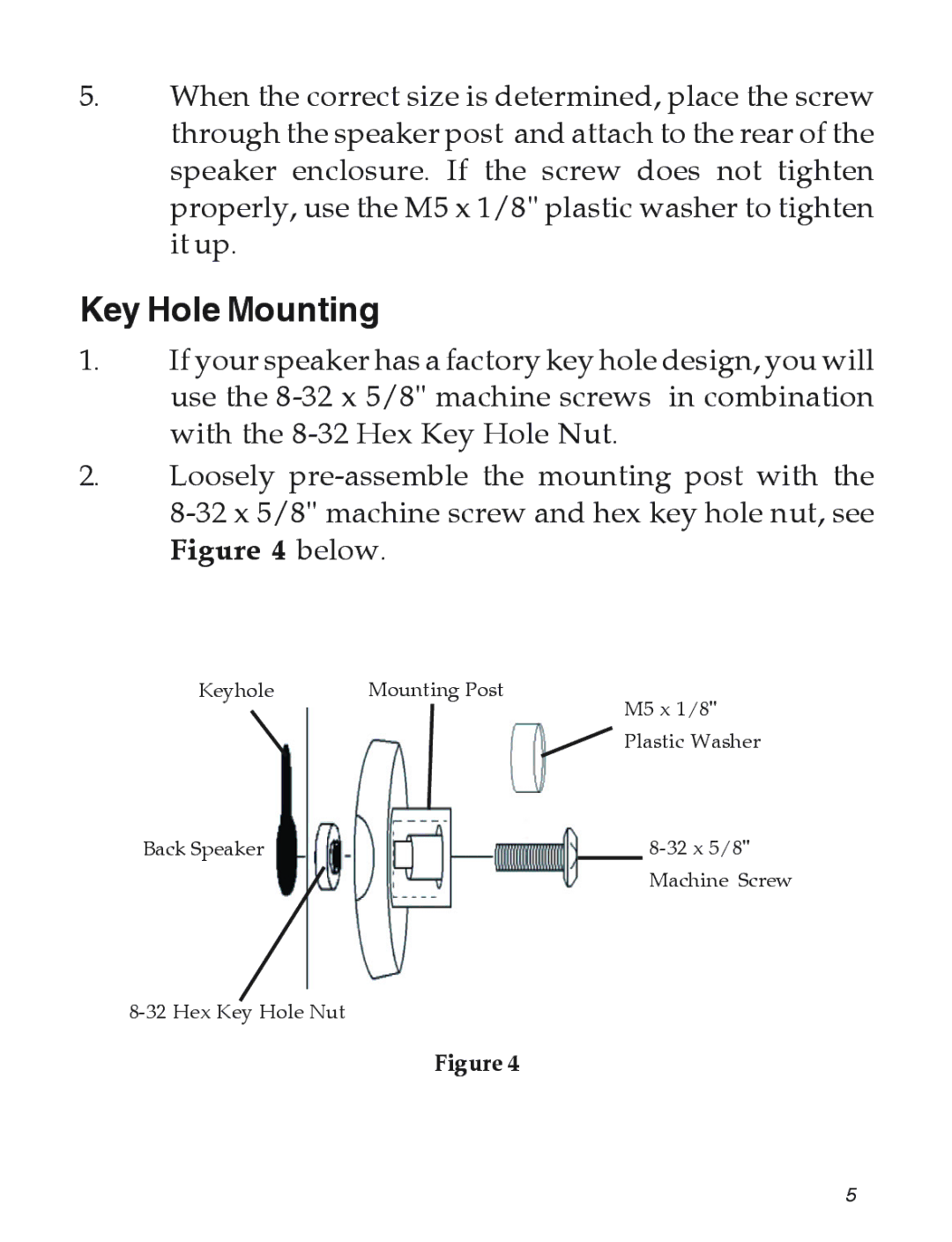 SIIG 04-0600B manual Key Hole Mounting 