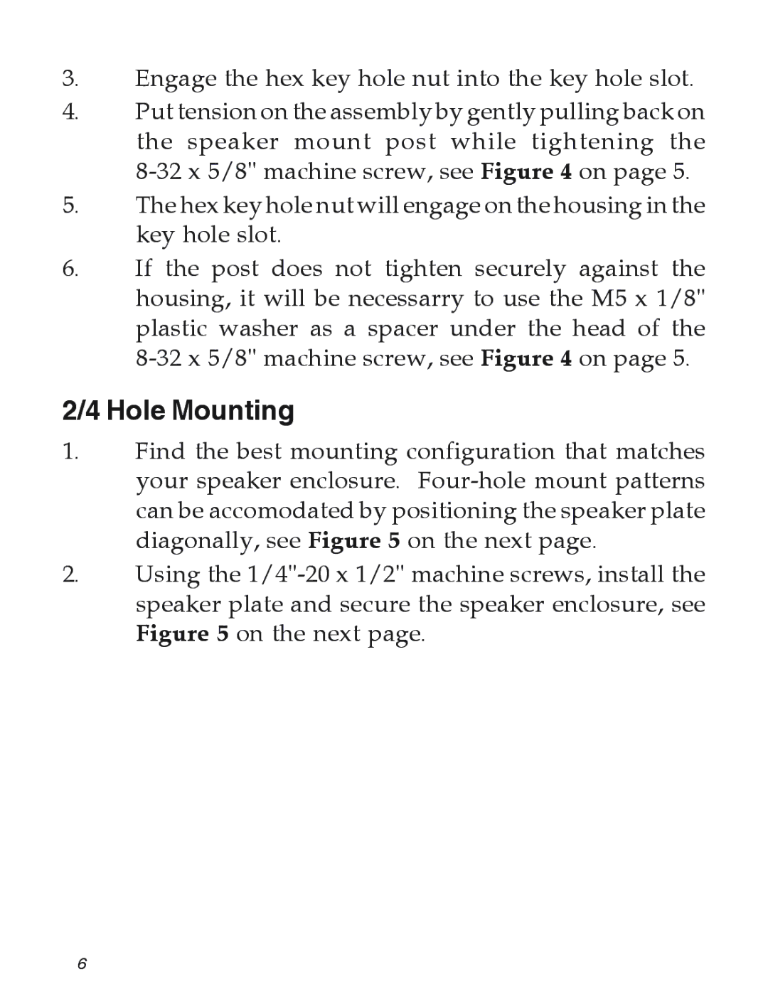 SIIG 04-0600B manual Hole Mounting 