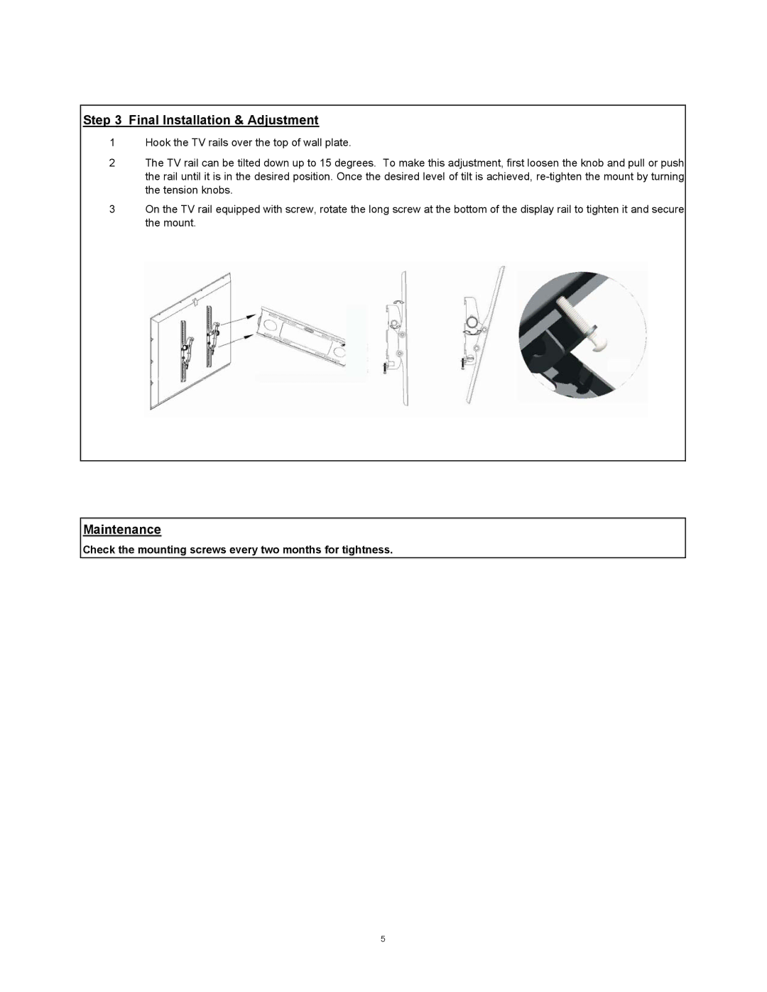 SIIG 04-0676A installation instructions Final Installation & Adjustment, Maintenance 