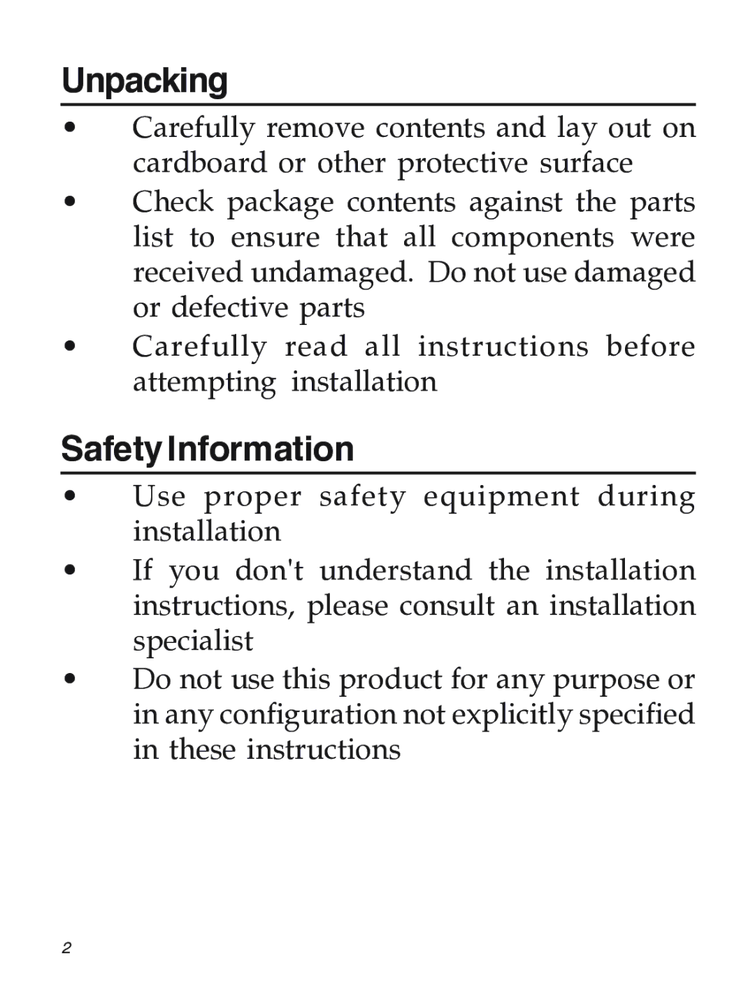 SIIG 04-0680B installation instructions Unpacking, Safety Information 