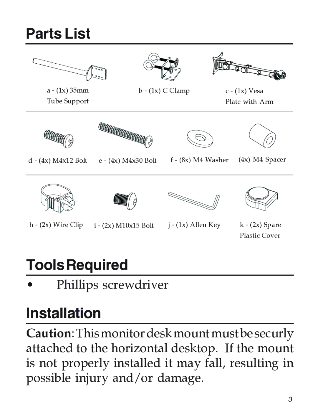 SIIG 04-0680B installation instructions Parts List, Tools Required, Installation 