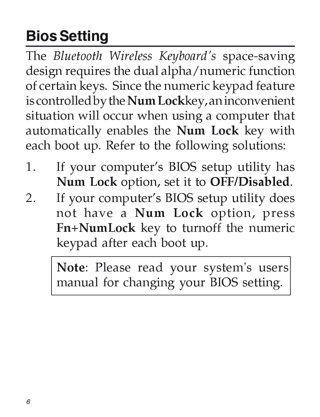 SIIG 04-0735A manual Bios Setting 