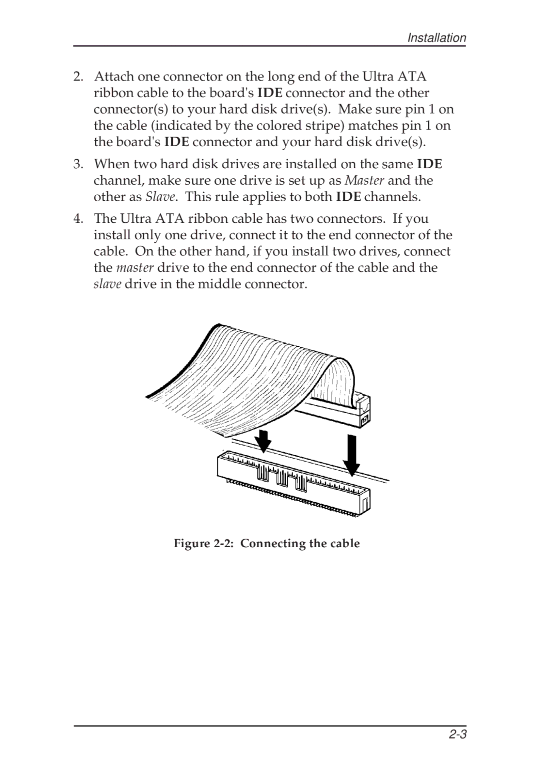 SIIG 100 Pro, 133 user manual Connecting the cable 