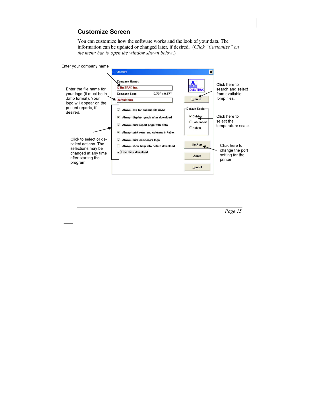 SIIG 101828 instruction manual Customize Screen 