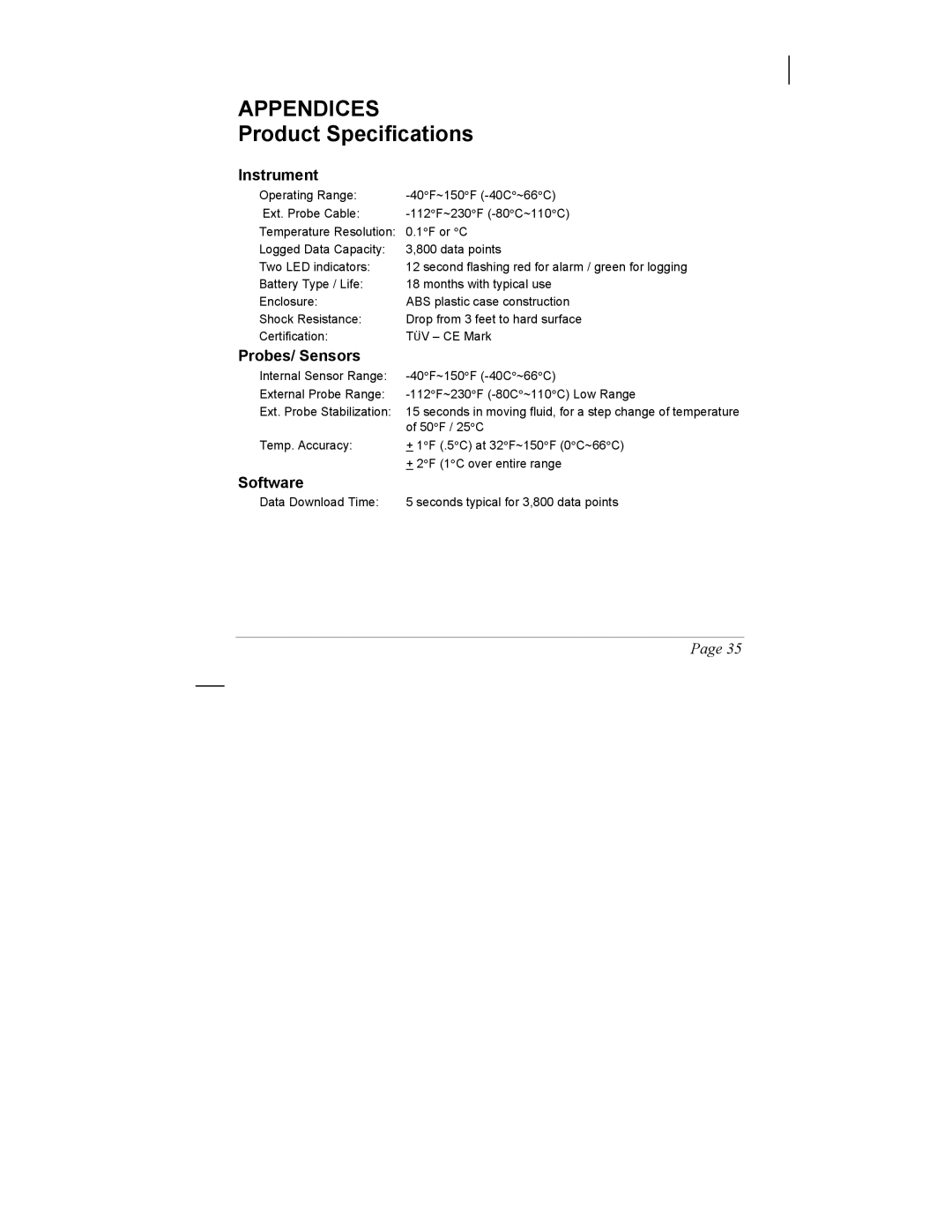 SIIG 101828 instruction manual Appendices, Product Specifications 