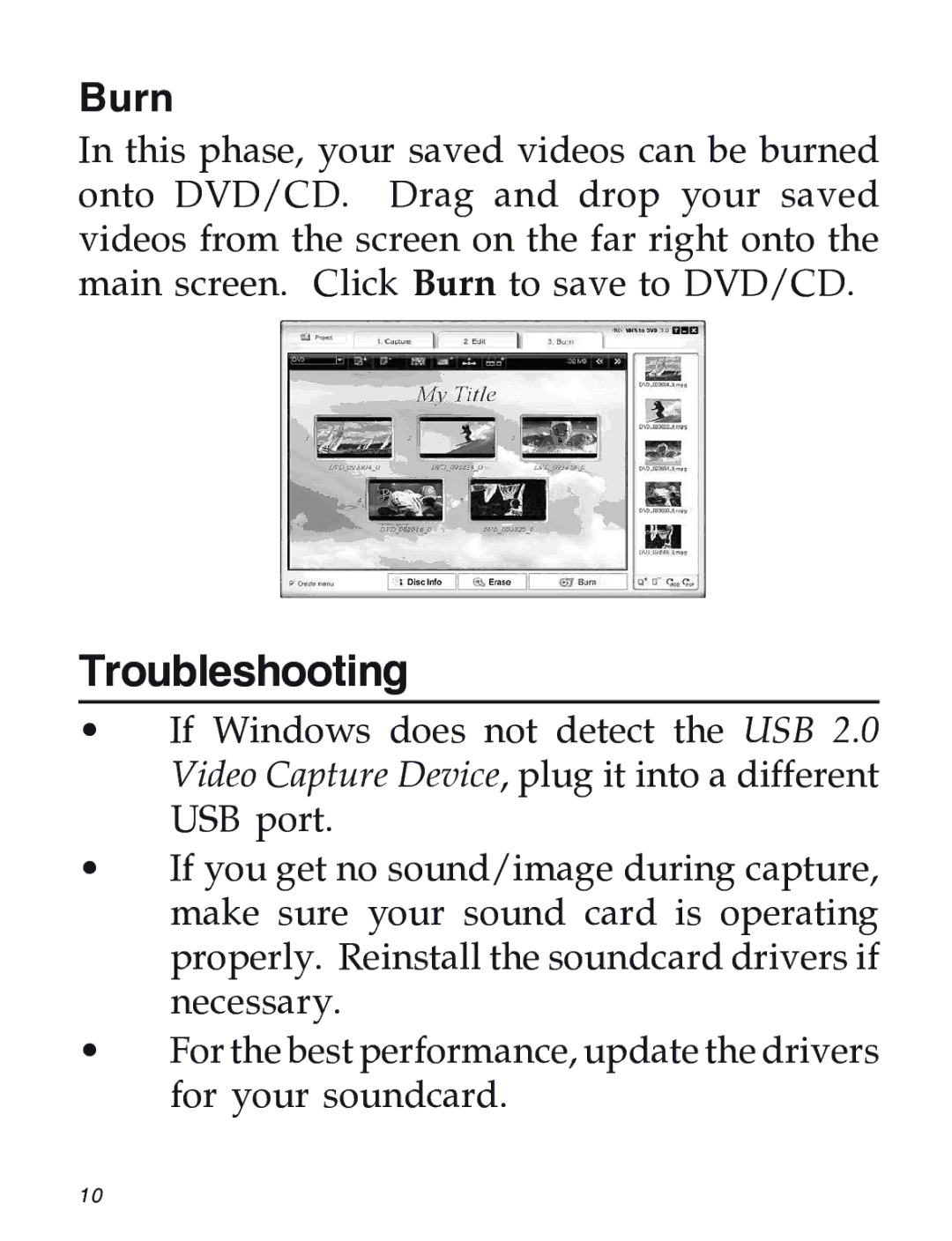 SIIG 104-0561C manual Troubleshooting, Burn 