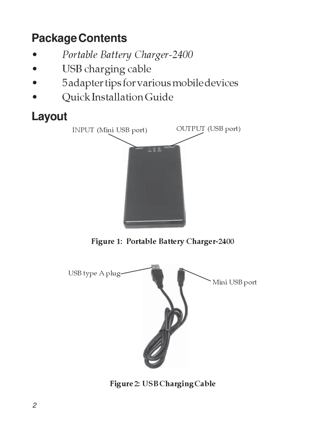 SIIG 2400 manual Package Contents, Layout 