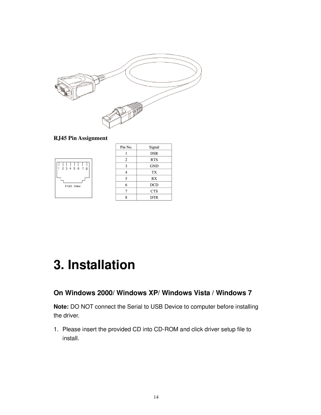 SIIG ID-SC0511-S1, ID-SC0811-S1, ID-SC0711-S1 manual Installation, On Windows 2000/ Windows XP/ Windows Vista / Windows 