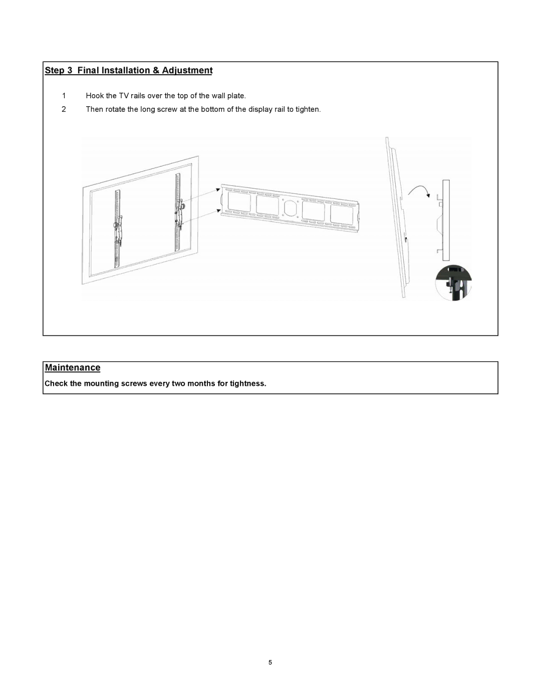 SIIG L2756 installation instructions Final Installation & Adjustment, Maintenance 