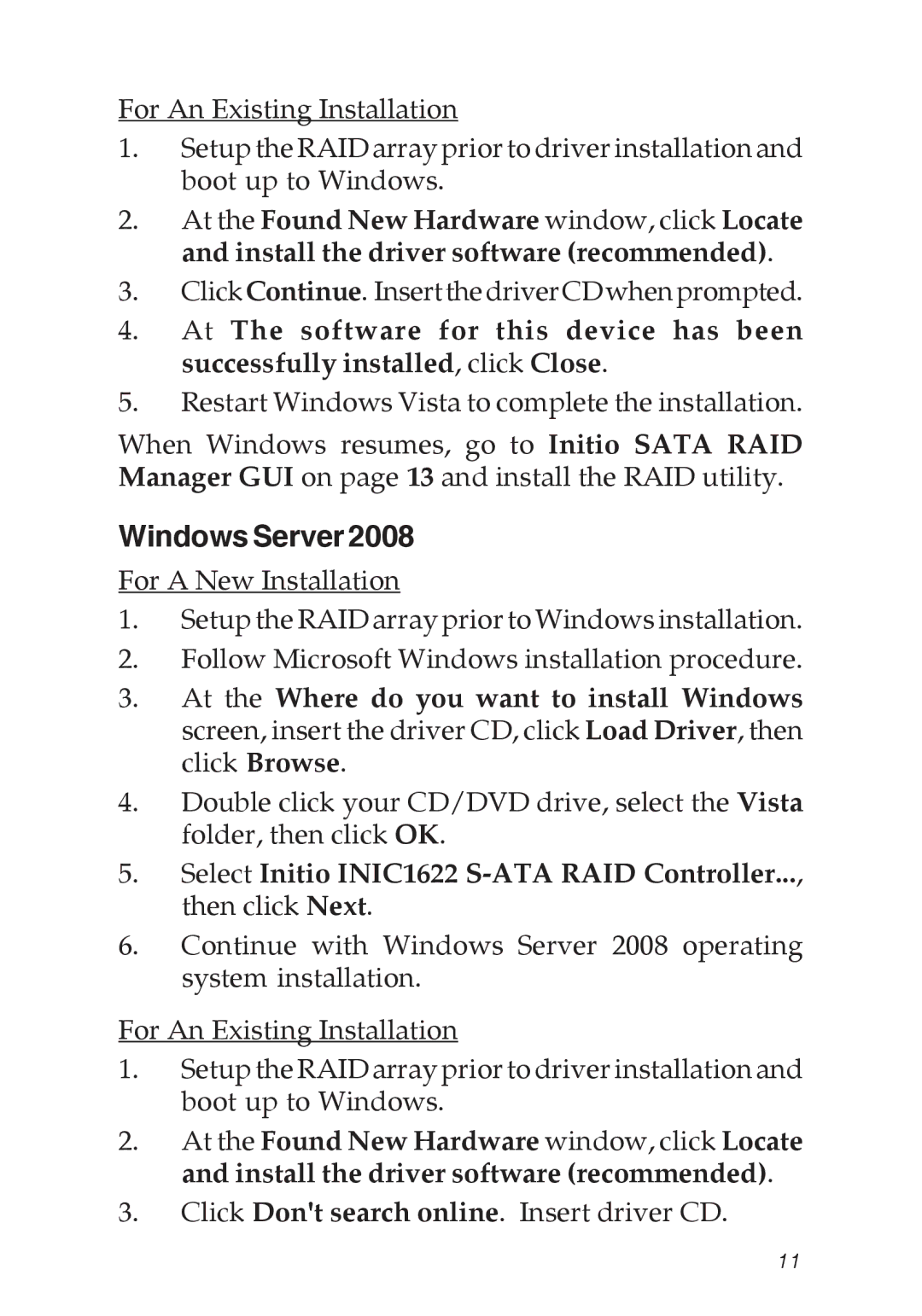 SIIG SATA II-150 specifications Windows Server 