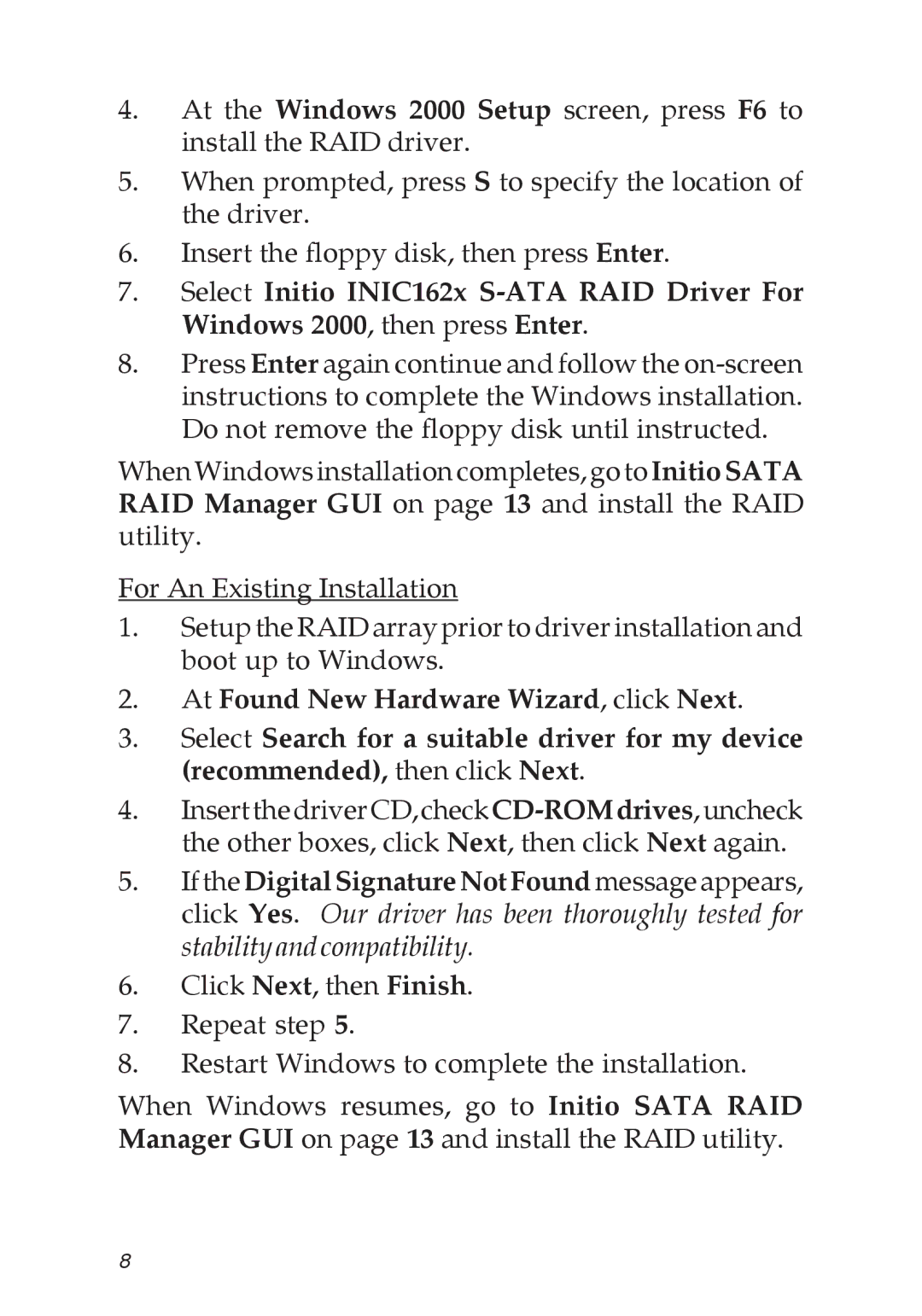 SIIG SATA II-150 specifications 