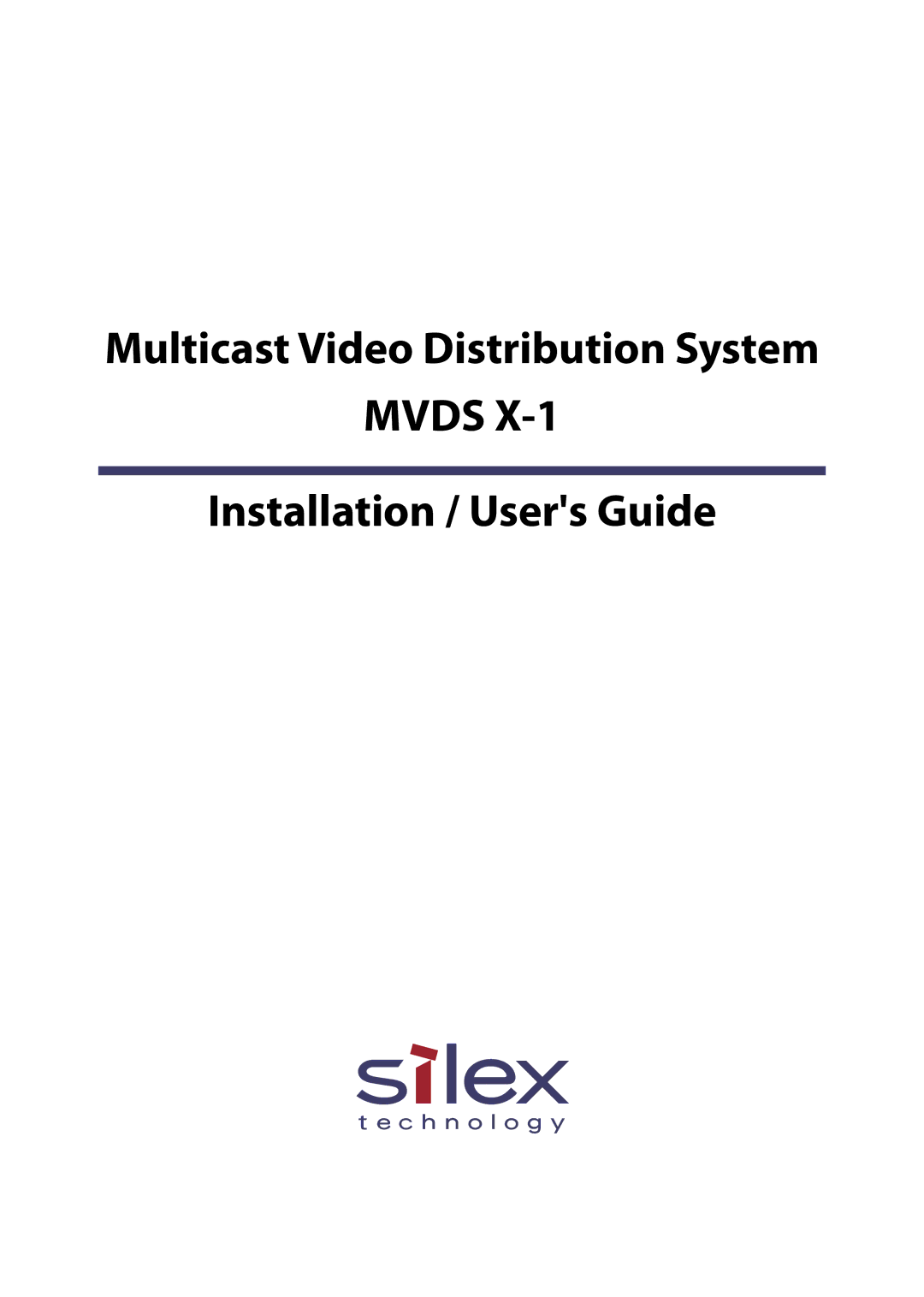 Silex technology MVDS X-1 manual Mvds 