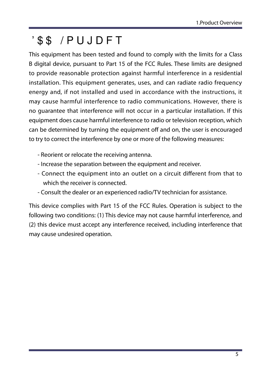 Silex technology MVDS X-1 manual FCC Notices 