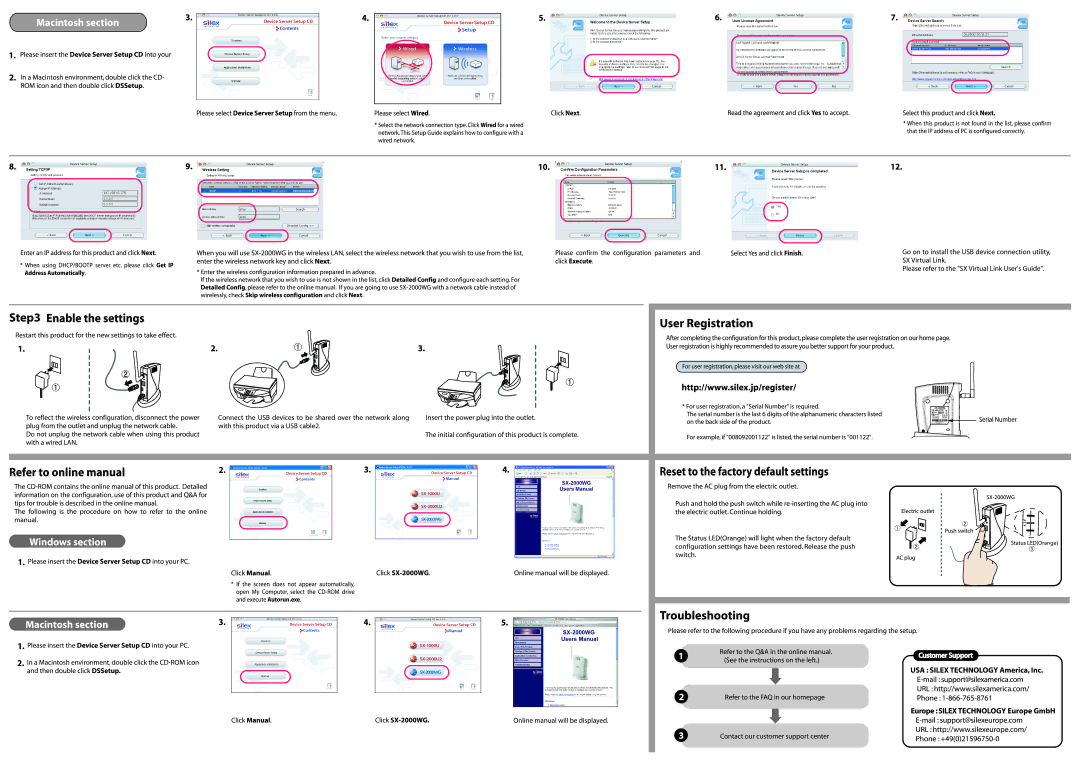 Silex technology SX-2000WG manual 