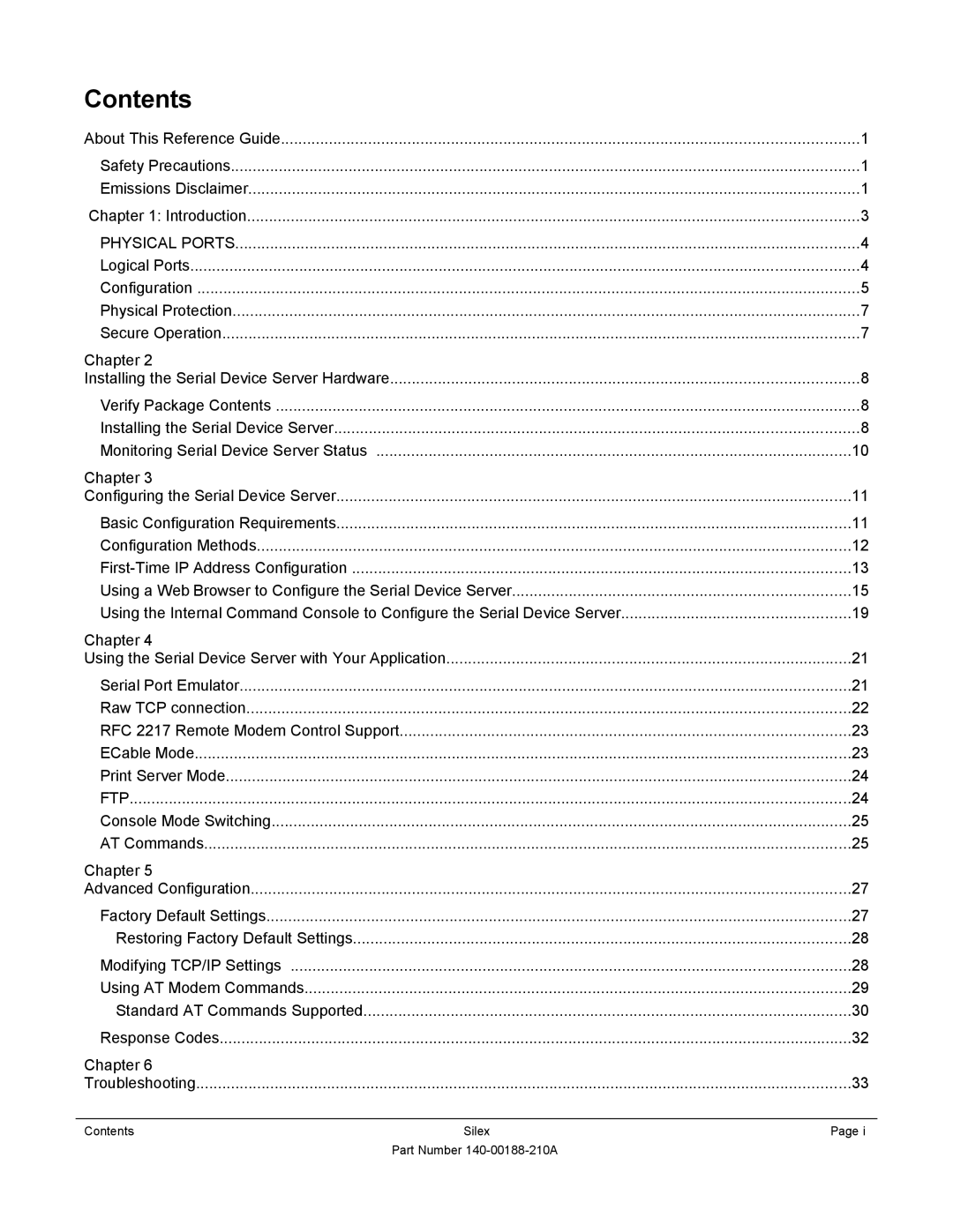 Silex technology SX-500-1402 manual Contents 