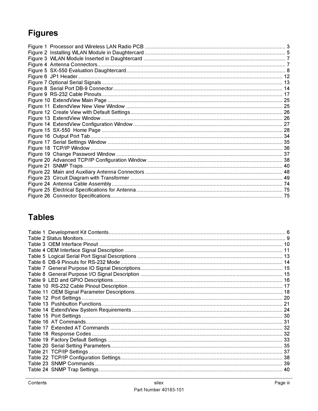 Silex technology SX-550 manual Figures 