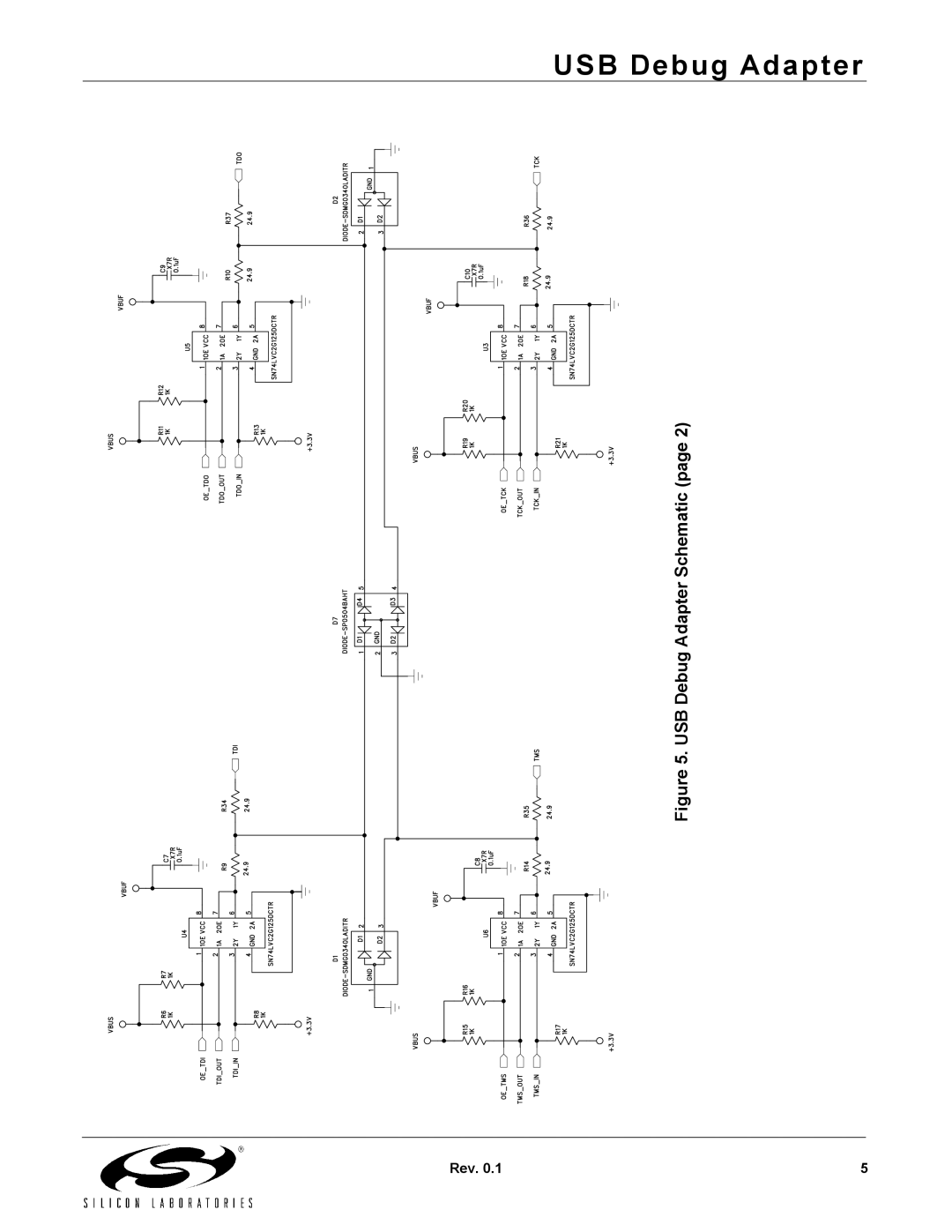 Silicon Laboratories Computer Accessories specifications USB Debug Adapter 