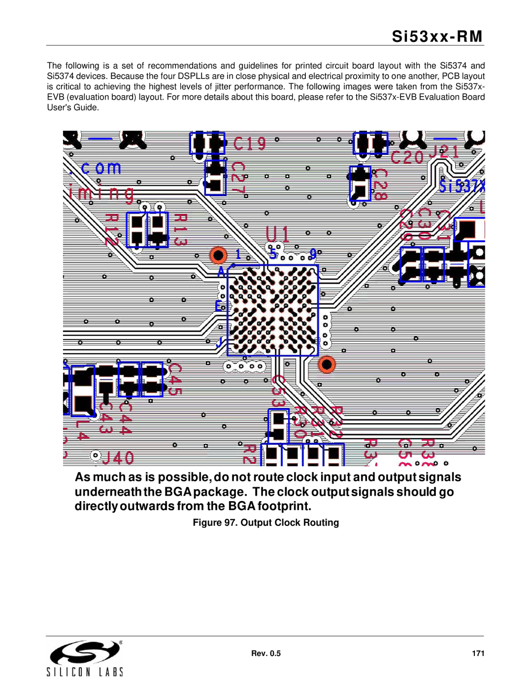 Silicon Laboratories SI5326, SI5369, SI5365, SI5366, SI5367, SI5374, SI5375, SI5327, SI5319, SI5368, SI5323 Output Clock Routing 