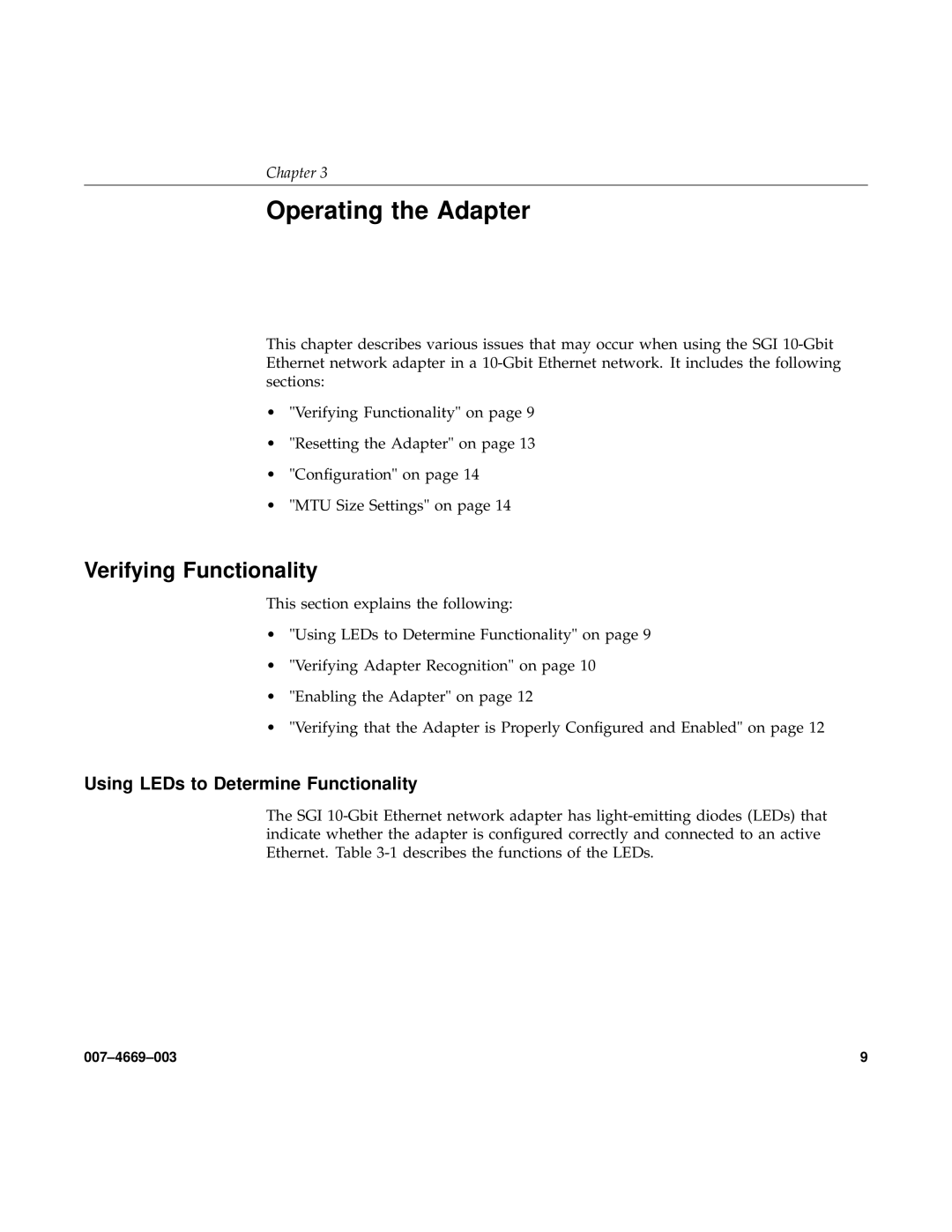 Silicon Power Computer & comm 74669003 manual Operating the Adapter, Verifying Functionality 