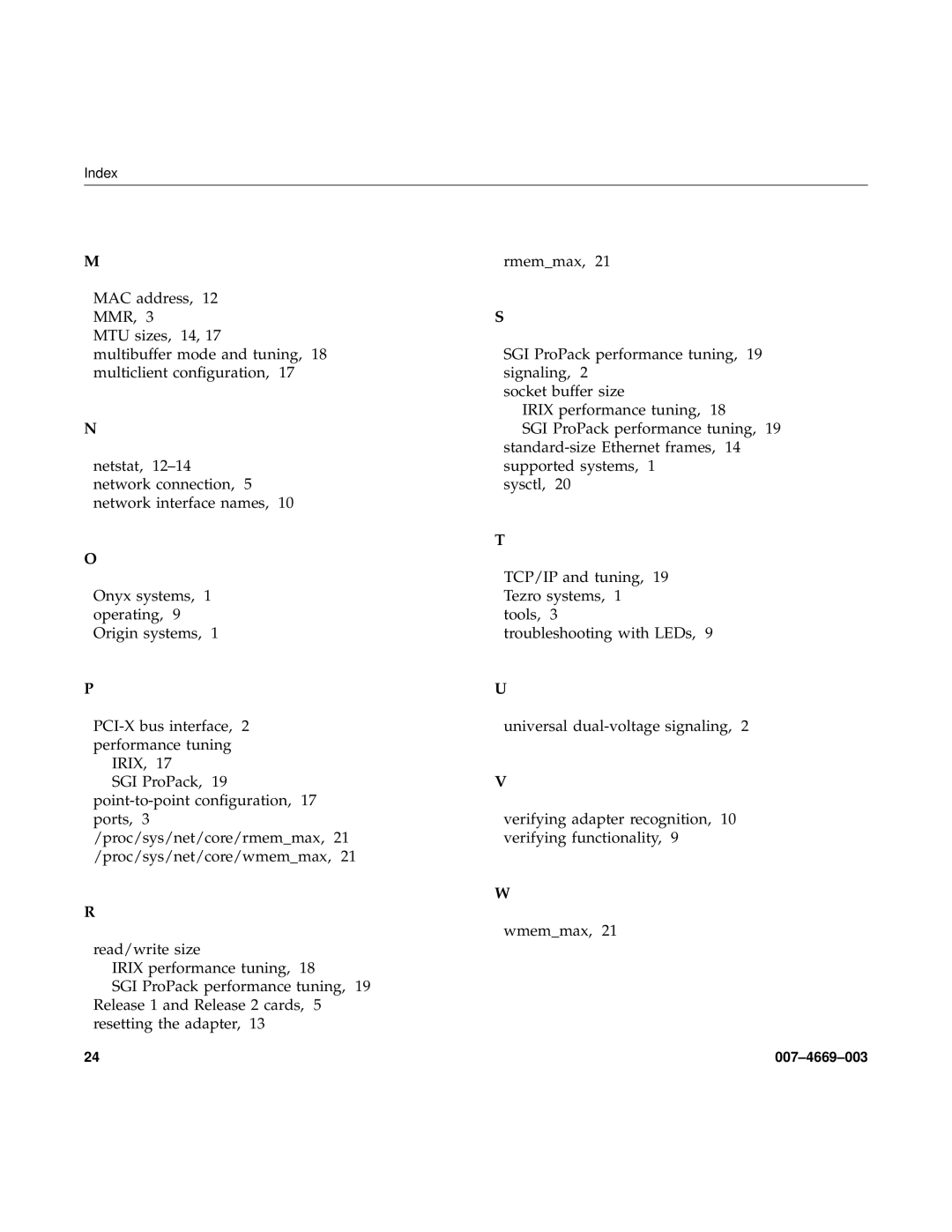 Silicon Power Computer & comm 74669003 manual Index 