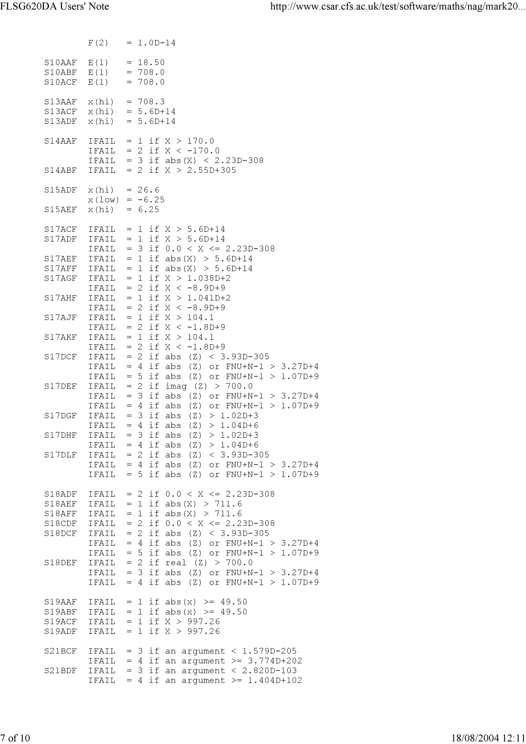 Silicon Power Computer & comm FLSG620DA appendix S10AAF S10ABF S10ACF S13AAF 