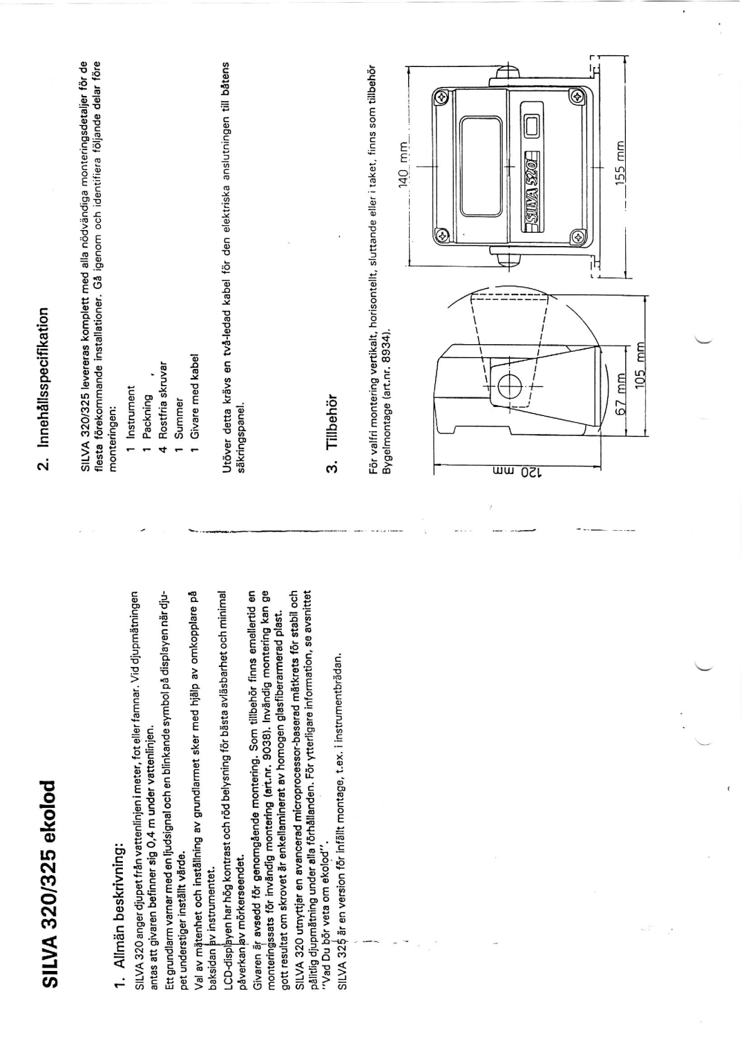 Silva 325, 320 manual 