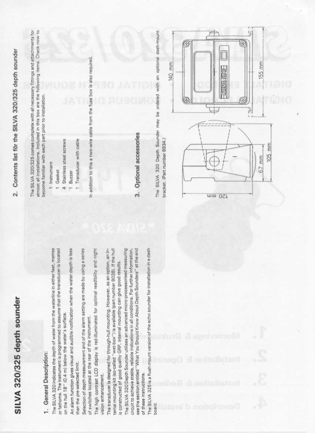 Silva 325, 320 manual 