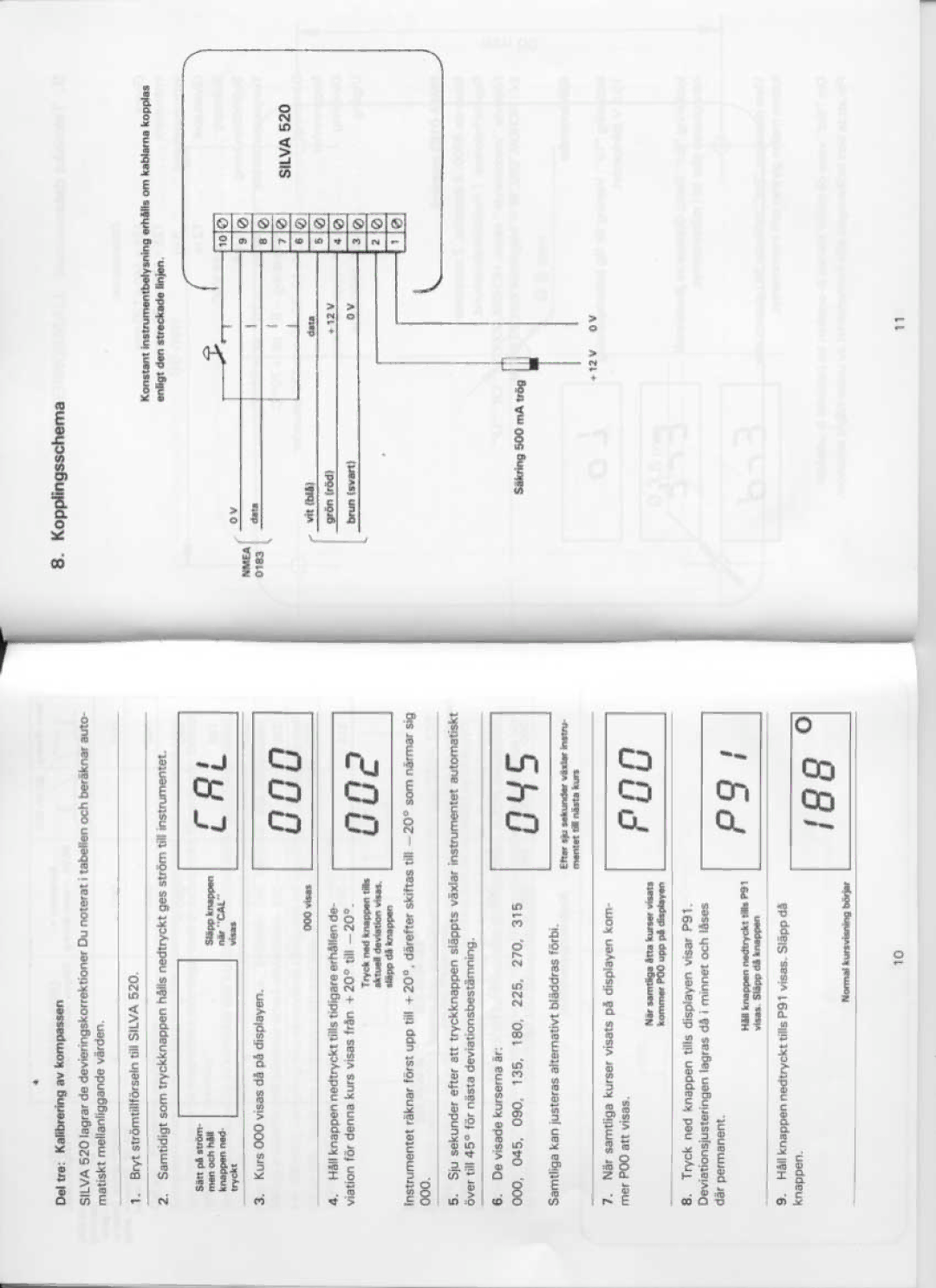 Silva 520, 525 manual 