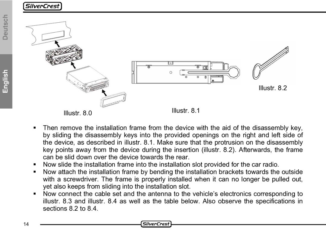 Silvercrest CDV-710 important safety instructions Deutsch 