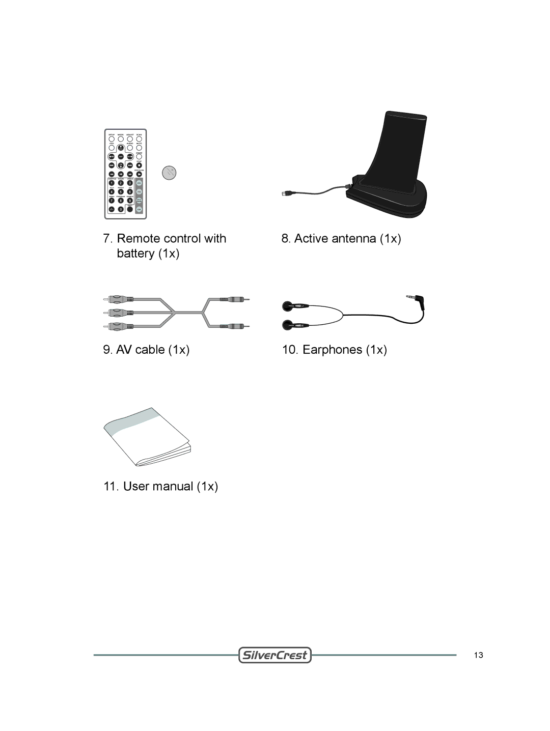 Silvercrest DVT-480 user manual 